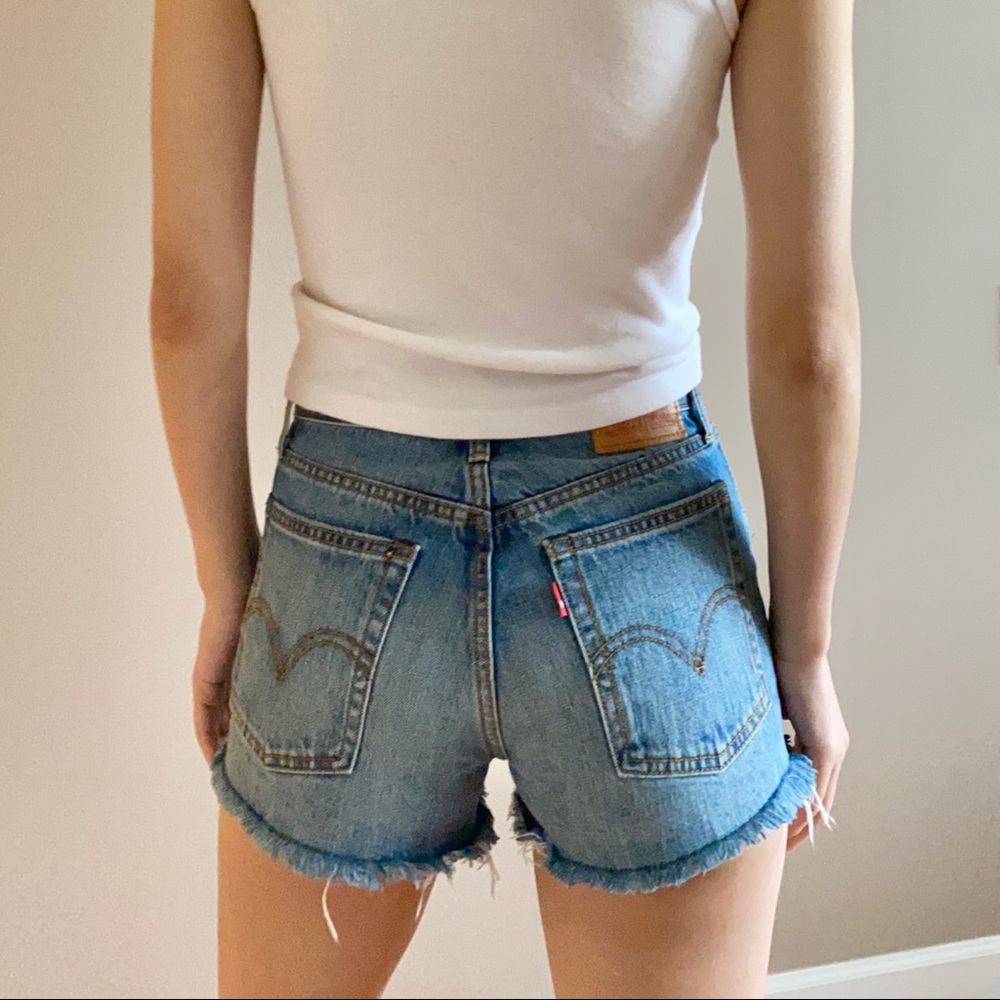 Levis wedgie fit denim shorts